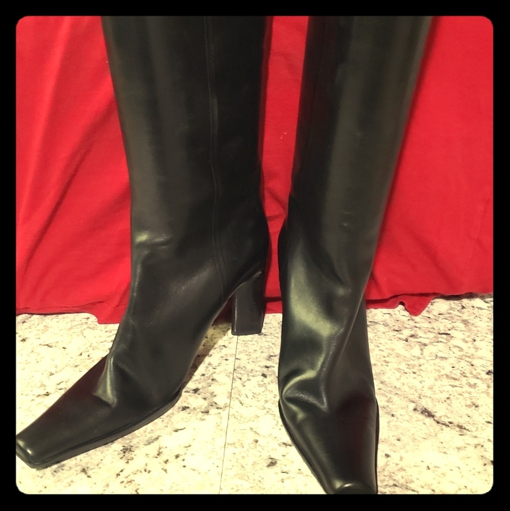 Authentic Prada Calf High Boots